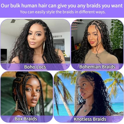 Human Hair Blend For Boho Braids
