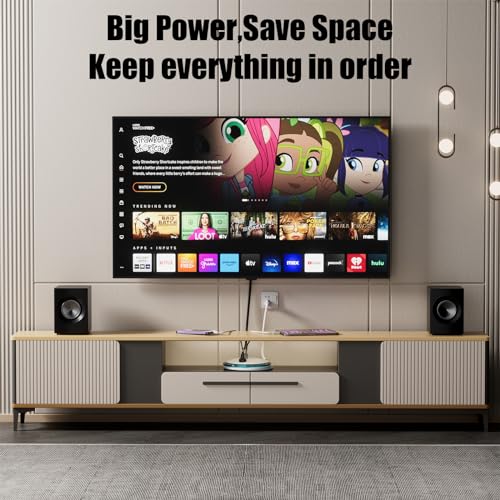 image for TP Surge Protector Power Strip,Smart Design Extension Cord,4 Feet Flat