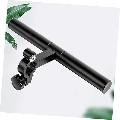 Miniatura 8 de 1 marco de extensión de manillar negro para soporte extensor de manillar de bicicleta para lámpara y antorcha, accesorio esencial de bicicleta para