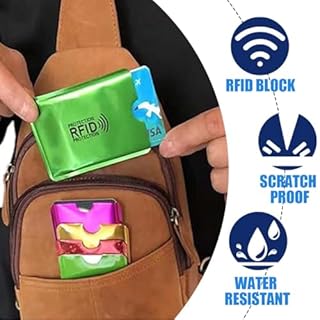 XUZOPIM 14 Pezzi Rfid Protection Card Protezione Carte Di Credito Custodie Blocco Rfid Custodia Carta Di Credito Proteggi Carte Di Credito Contactless Protezione Rfid E Nfc Colori Abbaglianti