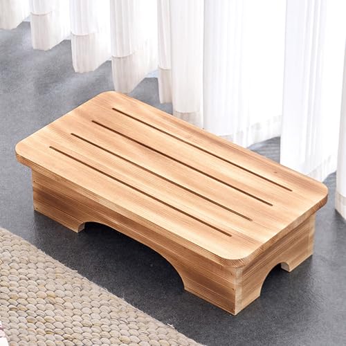Marchepied en bois massif multifonction tabouret ergonomique