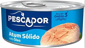Atum Solido Em Oleo Pescador Lata 140g