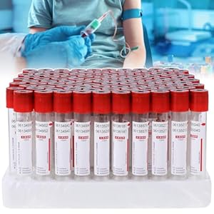 Hpjfdsu Glas Vakuum-Blutentnahmeröhrchen 100 Stück