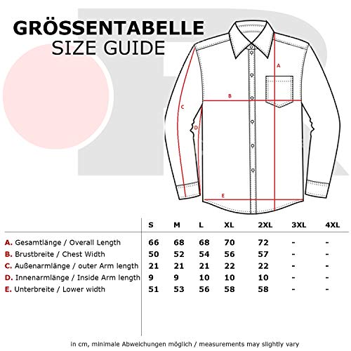 Reslad - Camicia da uomo maniche corte a quadri