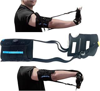 Elbow DOC Stretch & Strengthen Device, Forearm, Wrist, Tennis Elbow & Golfer’s Elbow Exerciser, Adjustable Resistance Training, Tendonitis, Lateral & Medial Epicondylitis Supports Recovery Routines