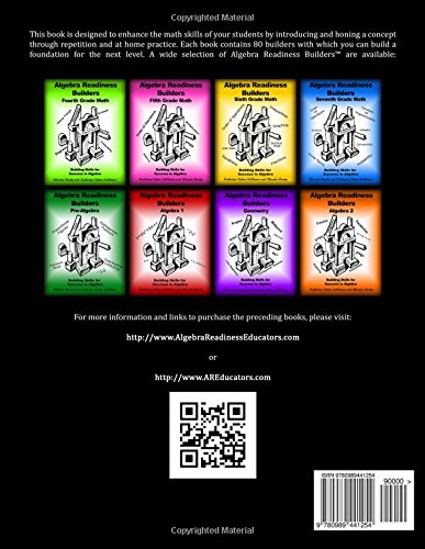 Algebra Readiness Builders Fifth Grade Math: Building Skills for Success in Algebra - Image 2