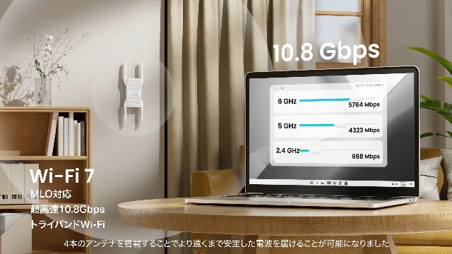 Amazon.co.jp: TP-Link WiFi BE9300規格 5760Mbps(6GHz) + 2880Mbps