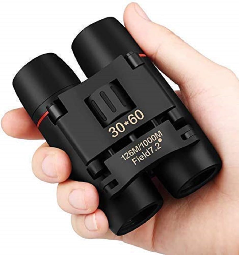 JUSTAKEIT 30x60 Waterproof/Fogproof Roof Prism Binoculars,Portable Mini Compact Telescope for Bird Watching,Traveling,Concerts High Powered Binoculars | High Powered Binoculars for Both Adults & Kids-image-7
