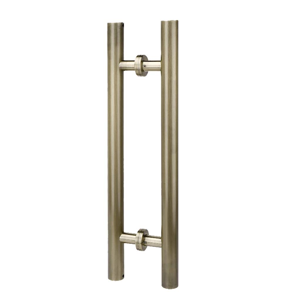 Poignée de porte de douche en verre coulissante bronze 100cm
