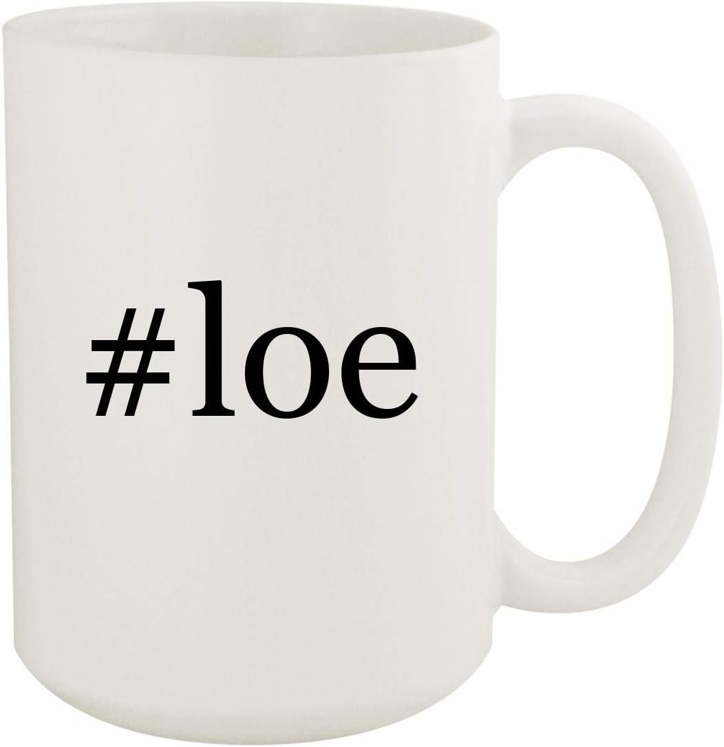 #loe - 15oz Hashtag White Ceramic Coffee Mug