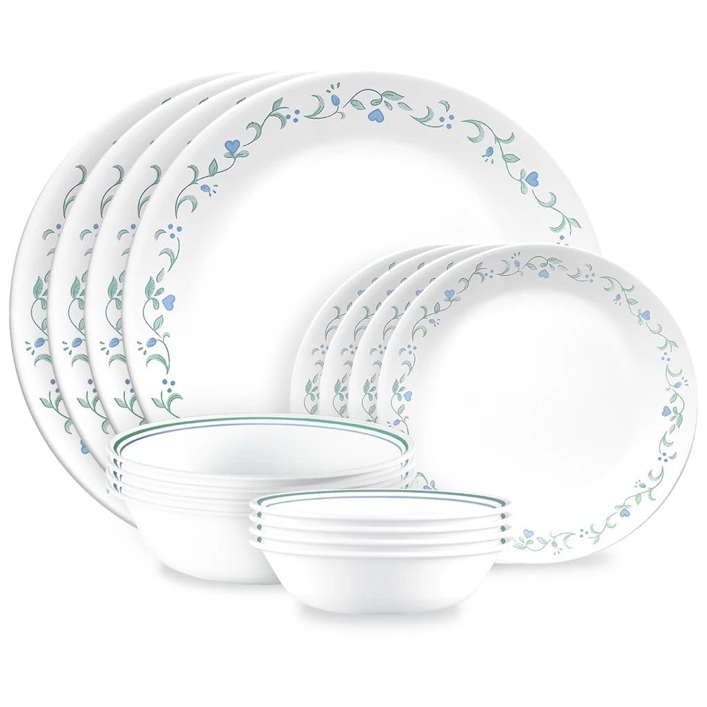 Amazon.com: Corelle Country Cottage 16-Piece Mugless Dinnerware