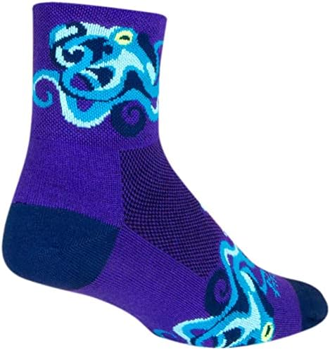 Women's 3in Crazy Eights Cycling/Running Socks (Crazy Eights - S/M)