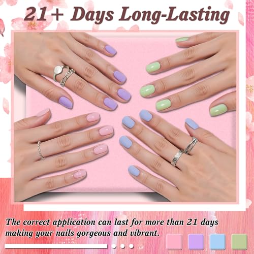 Set de esmaltes en gel Macaron GJNL 12 colores miniatura 3