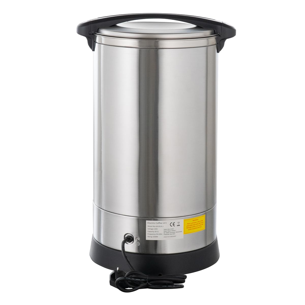 GastroHero Kaffeebereiter/Perkolator GDCB 12 Liter, mit Zapfhahn und Edelstahlfilter Gastronomiebedarf