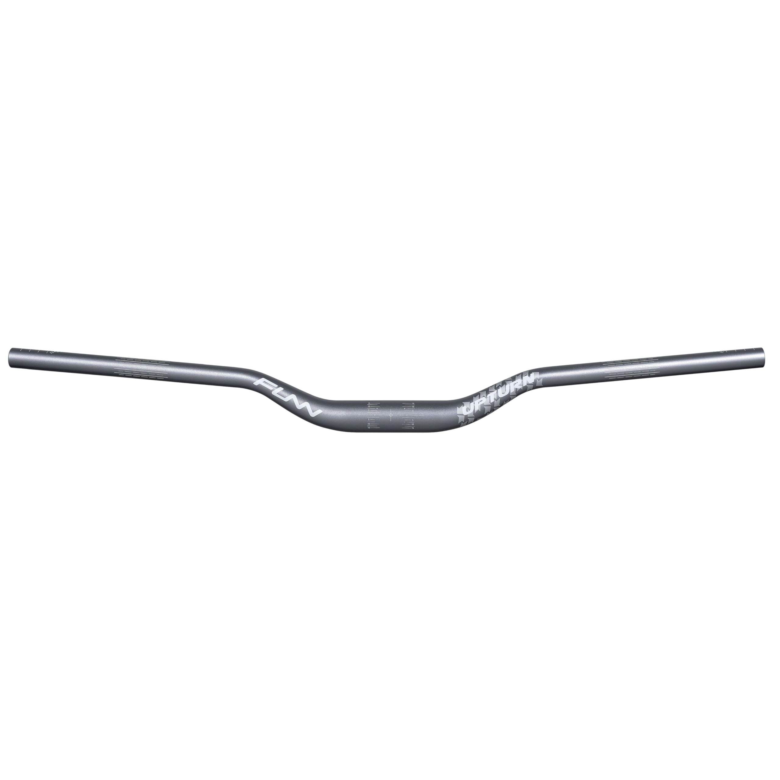 Funn Upturn Riser Handlebar, 35mm Clamp, 800mm Wide, 40mm Rise (Grey)