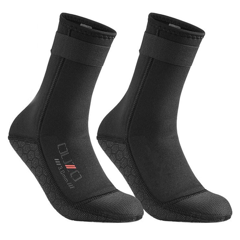 WYYHAA 3Mm Neoprene Diving Socks, Snorkel Fin Anti-Slip Sock, Super Elastic Anti Slip Wear-Resistant for Surfing,S