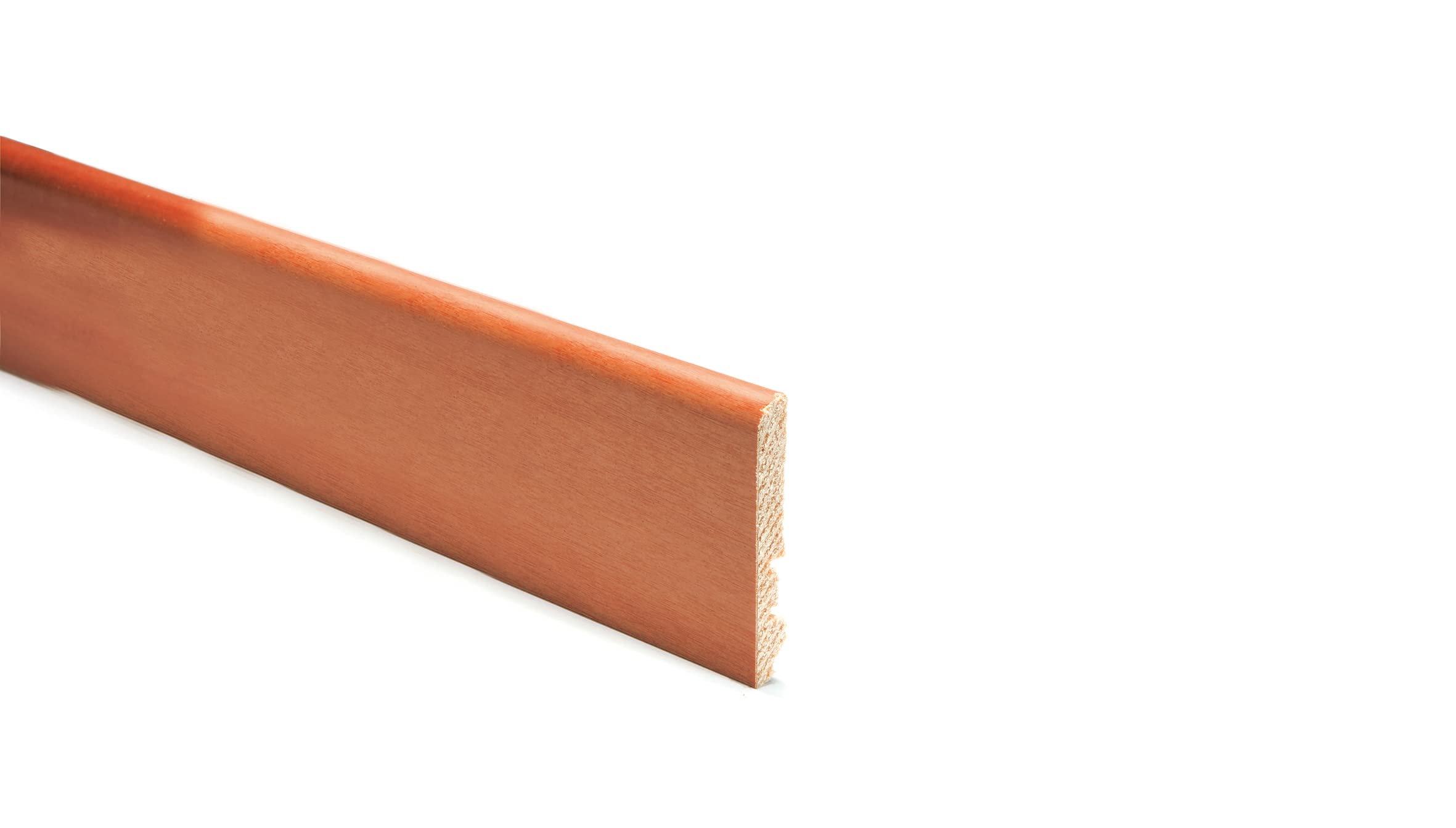 CONF. 10 PZ BATTISCOPA LISCIO IMPIALLACCIATO VARIE FINITURE E MISURE (10X80X2250MM, BIANCO VERNICIABILE)