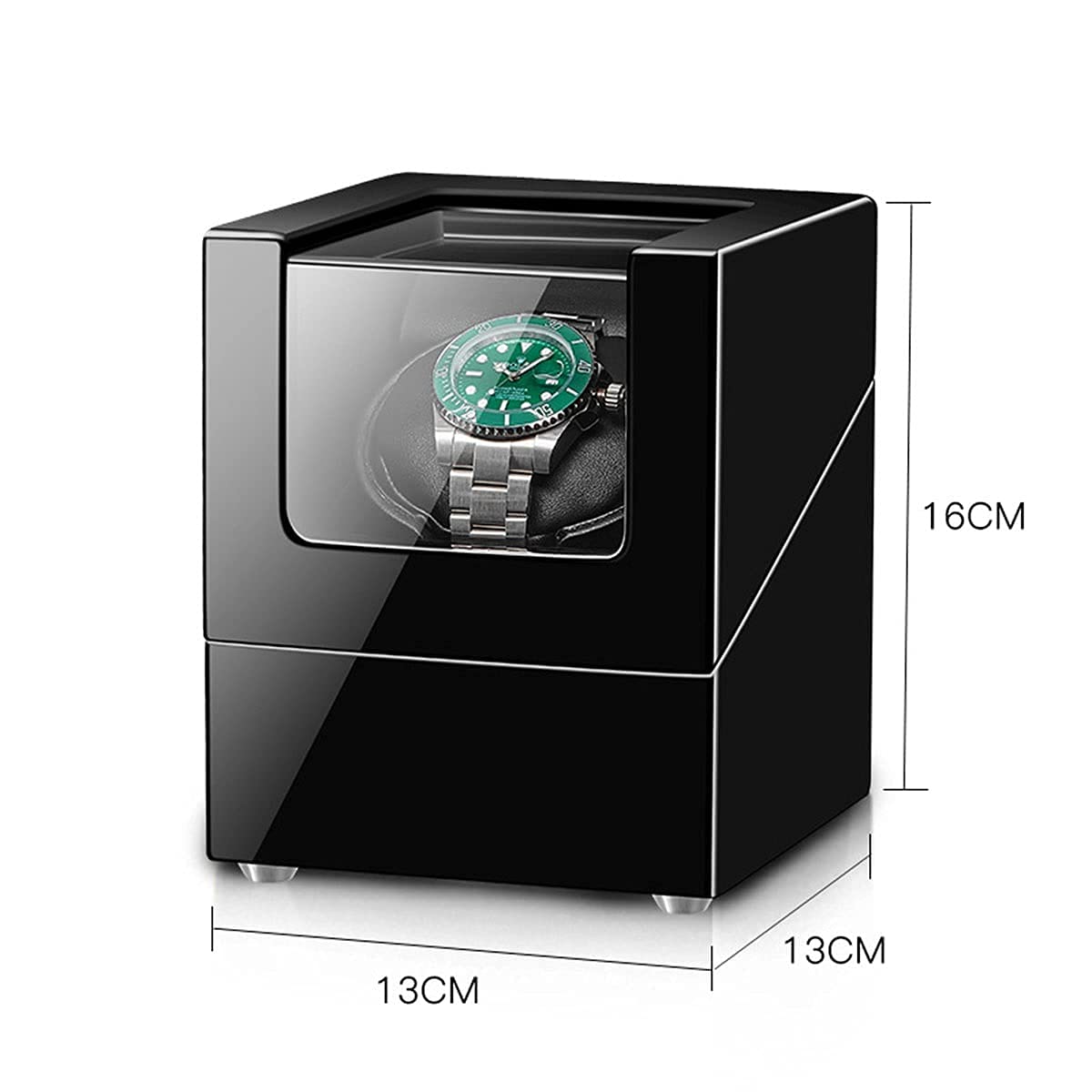 Scatola Rotante per Carica Orologi Singoli, Scatola espositiva per Carica Orologi Automatica, Motore Silenzioso, Adatta per Esposizione Orologi da Uomo e da Donna