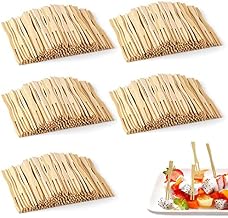 OPULENO Bamboo Forks, 3.46inch Bamboo Fruit Picks for Fork Fruits, Desserts, Cheese Cubes, Snacks, Meatballs, Pastries, French Fries, 500 Pcs