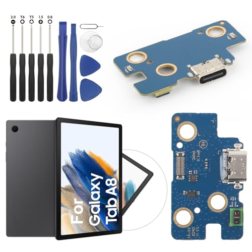 RongZy Conector de Carga para Samsung Galaxy Tab A8 10.5 SM-X200 Puerto de Carga de Repuesto...