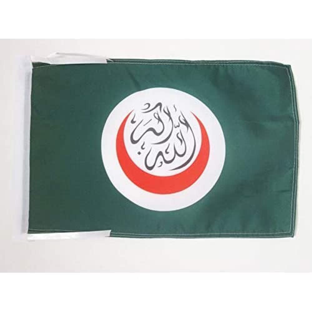 AZ FLAG Bandera de la Ciudad DE Barcelona 45x30cm - BANDERINA BARCELONESA 30 x 45 cm cordeles — view 206