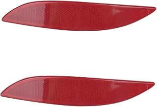ERINGOGO 2 Pçs Pára-Choques Refletor Transformar Lâmpadas Acessórios Kit Luz Falsa Refletor Decorativo Substituição Da Lâmpada De Nevoeiro Refletor Abs Carro Reflexivo