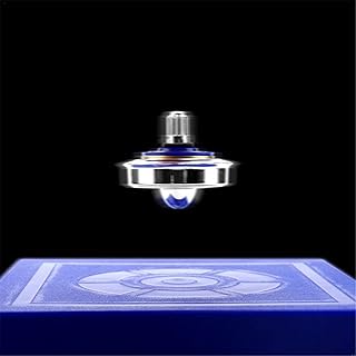 ORTUH Levitation Flying Saucer Set, Magic UFO Floating Gyroscope, Mira-culous Physical Magnetic Spinning Top Flying Levitation Suspended Gyro, Magical Magnetic Floating Toy