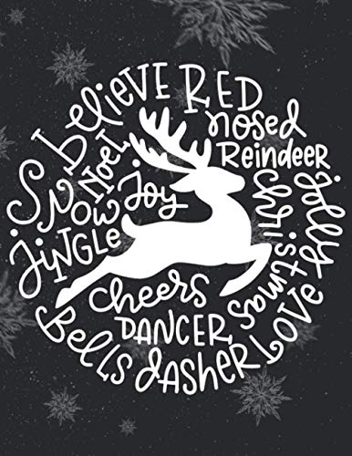 9 Reindeers Dasher Dancer Comet Prancer Rudolph - Word Search Medium: Matte Softcover, 120 Pages 8.5 x 11 format, Christmas Wordsearch Level Medium