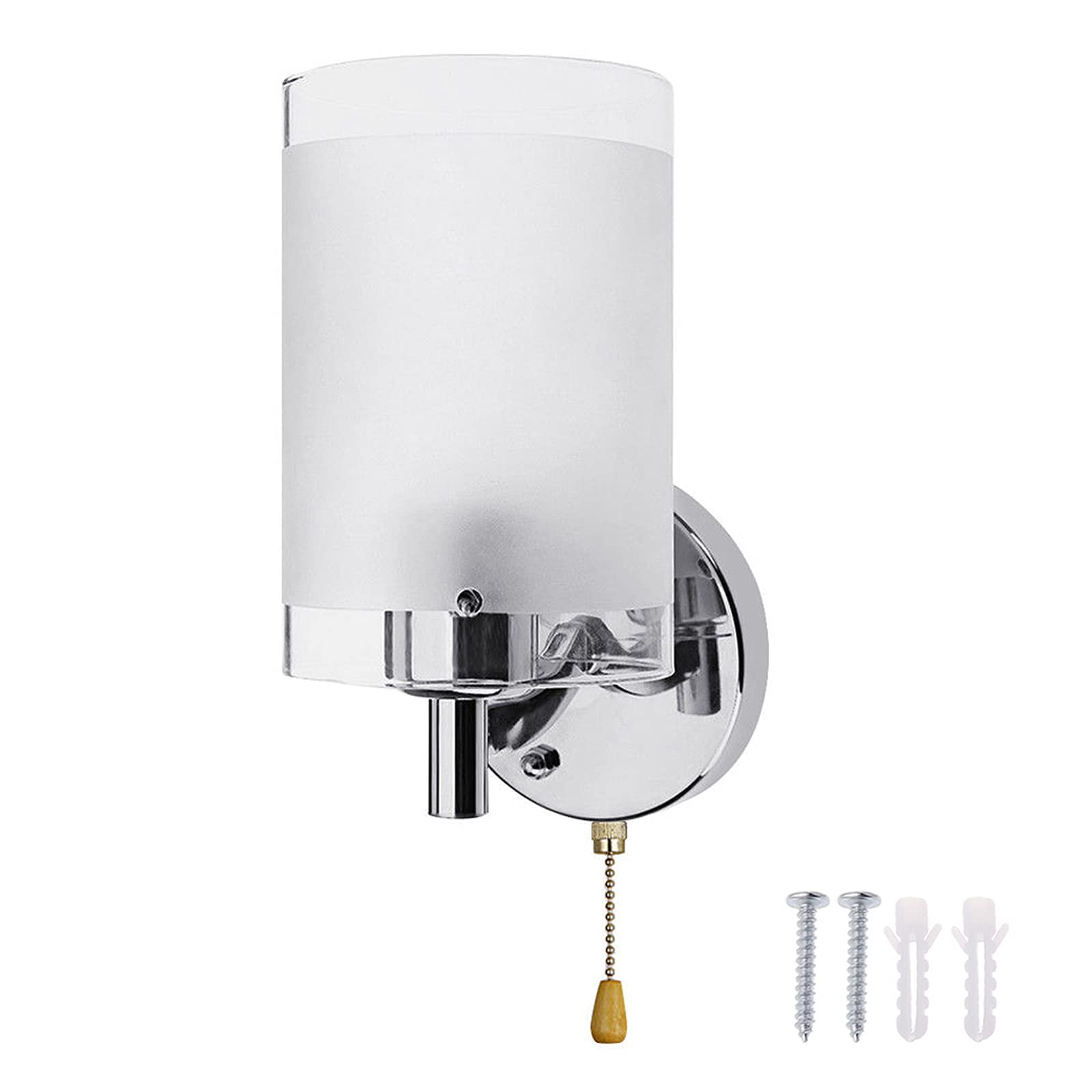 AC85-265V E27 LED Wall Light Modern Glass Decorative Lighting Sconce Fixture Lam LED Bulb Incandescent Lamp Solar String Dimmable Fluorescent String Pendant Camera Photography Make