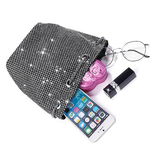 Image of JIAN YA NA Fashion Women Bridesmaid Lady Girl Bride Evening Clutch Bag for Prom Cocktail Party Wedding Engagement