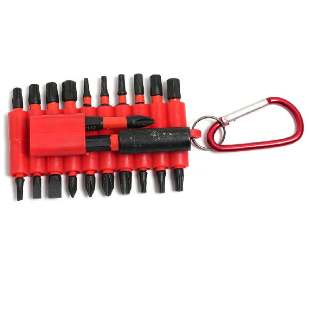Ijsdnvjndx Red Ultra Torque Bit Set, Nut Driver Socket, Hex Impact Driver Bit Set For Power Drill
