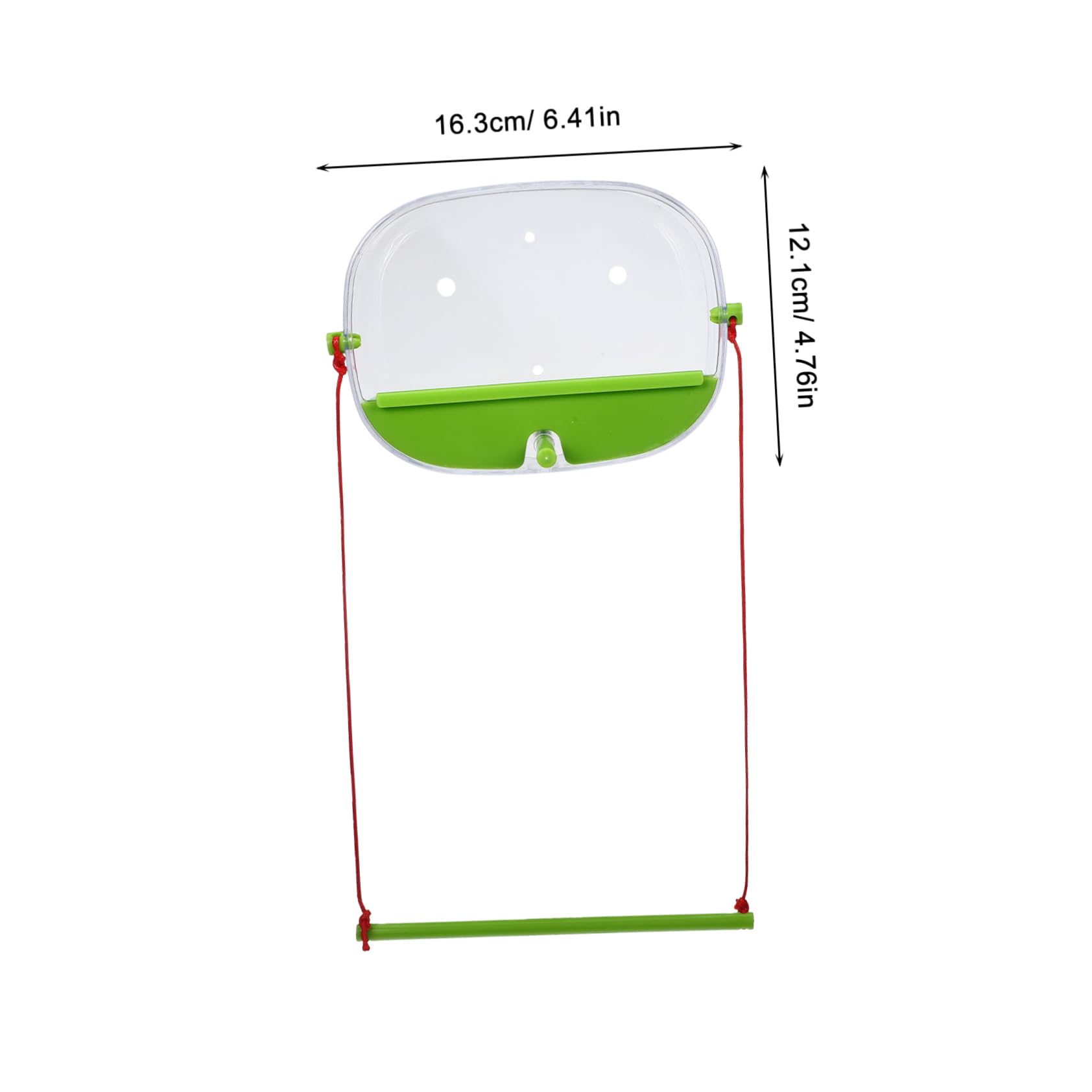 HANABASS 4juegos Alimentador De Pájaros para Ventana con Ventosas Comedero Transparente y Práctico para Periquitos y Canarios Observación De Aves para Familias