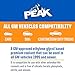 PEAK DEX-Cool® Antifreeze + Coolant, Premium Engine Coolant with Antifreeze, Car Antifreeze Coolant Mixture for GM Vehicles, 1 Gallon