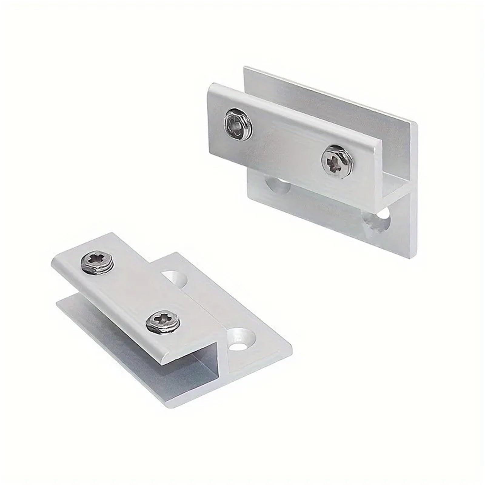 6pcs Glass Clamp Holder Shelf Clip Aluminum