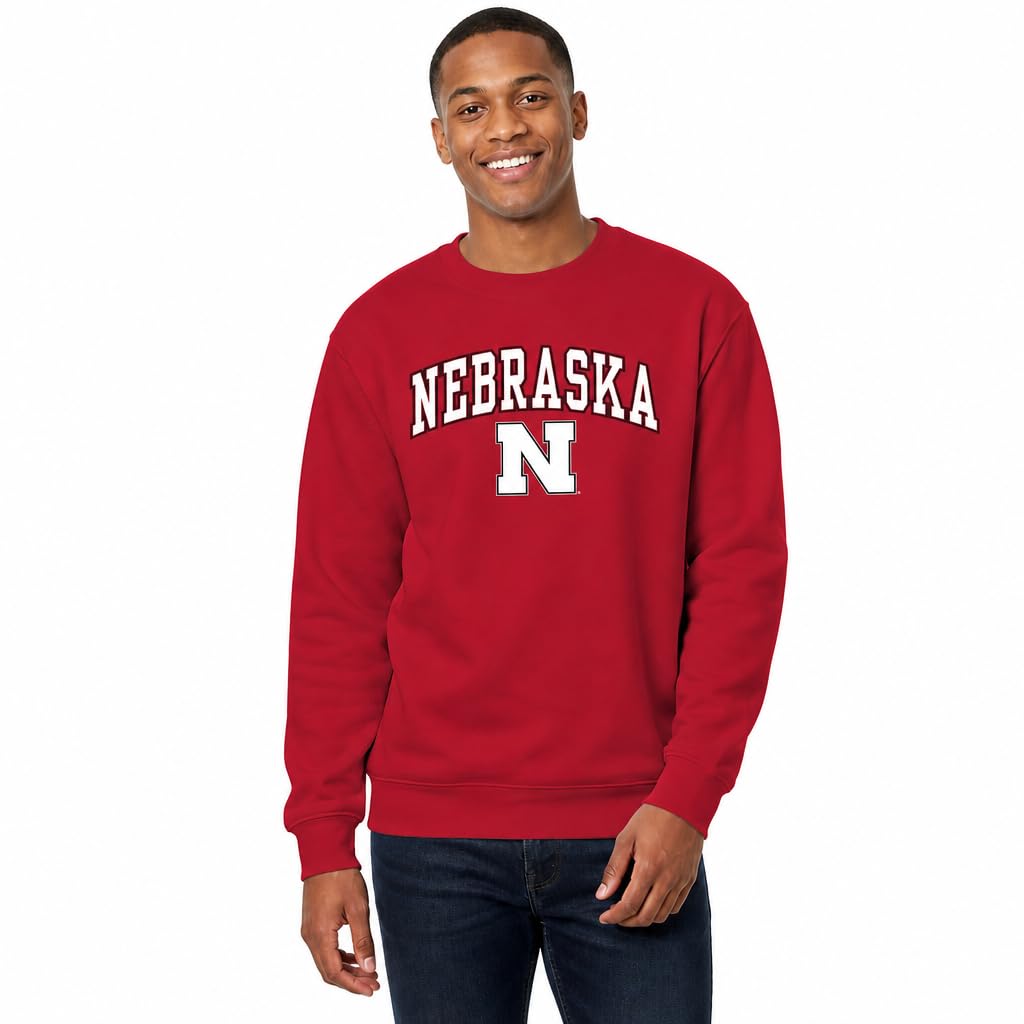 NCAA College Sweatshirt Fleece Crewneck Pullover for Men and Women