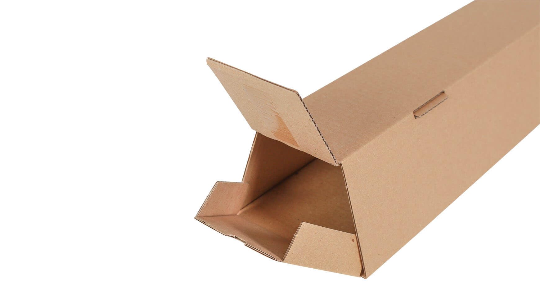 400x Trapez-Versandverpackung 435 mm x 105/55 mm A2 Braun