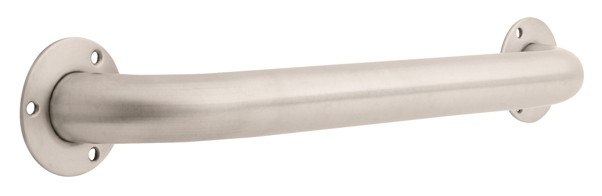 Delta D6318SS 18" x 1 1/2" Exposed Screw Bathroom Safety Grab Bar, Stainless Steel