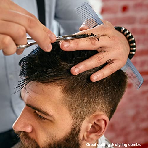 Styling Gear 150 Hair Combs Barber Comb Set Combs For Men Combs For Women Pocket Comb Beard Mustache Wide Tooth Comb Made In Usa 24 Pk. (Gray) #TOP4