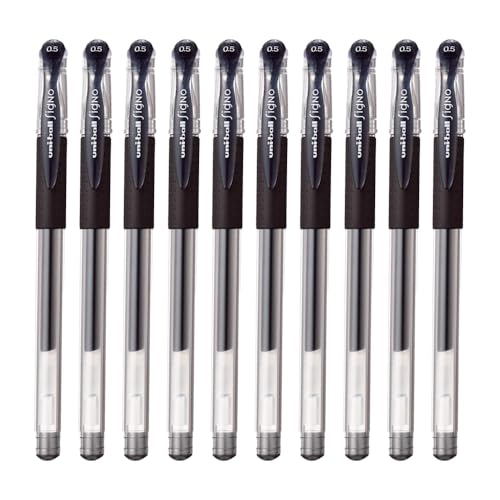 Stylo à bille Uni Signo Mitsubishi noir 0,5 mm idéal pour le bureau et les reçus
