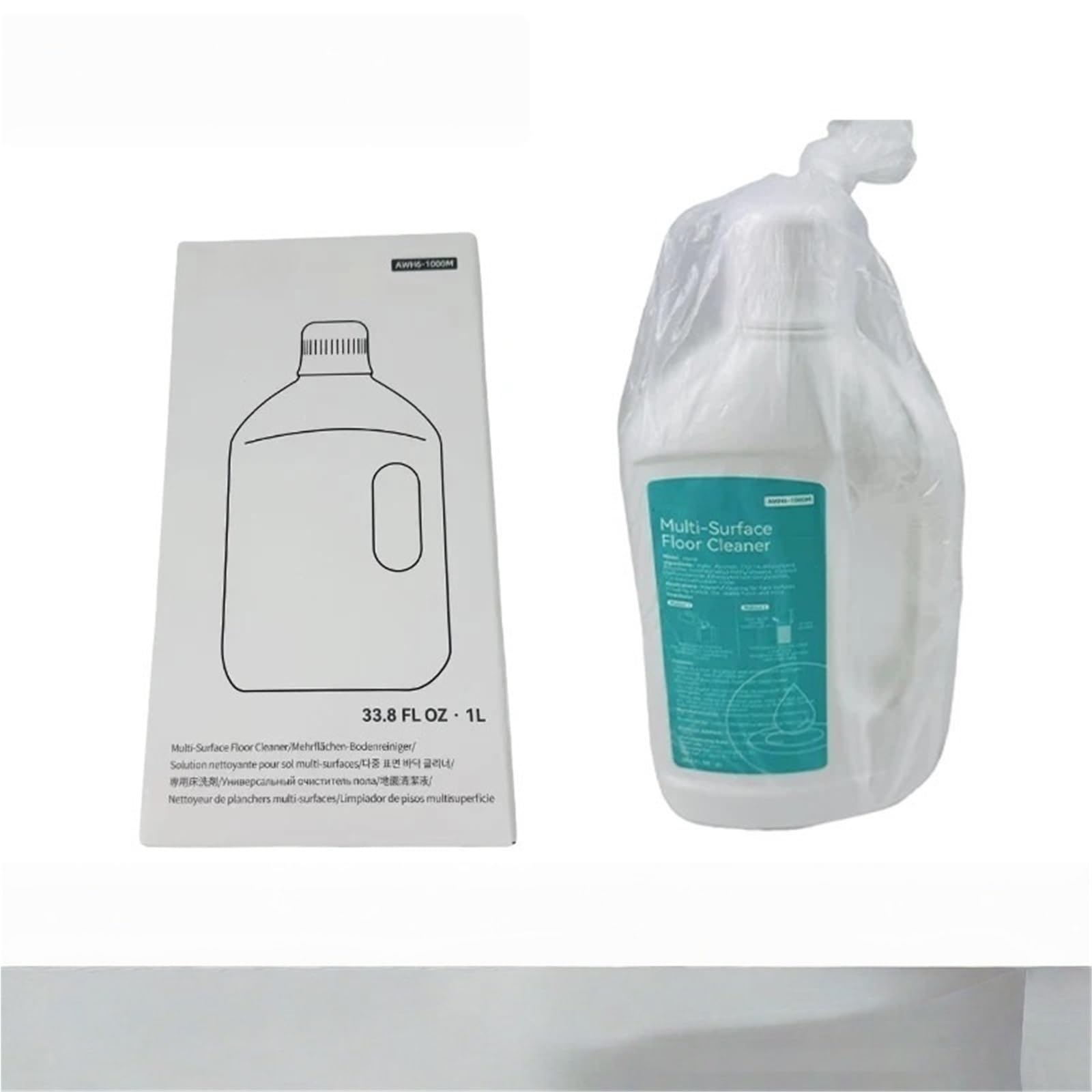 Solución limpiadora de suelos de 1000 ml (33,8 onzas líquidas), compatible con Mova S20 Ultra, aspiradora robot y fregona.(4packs)