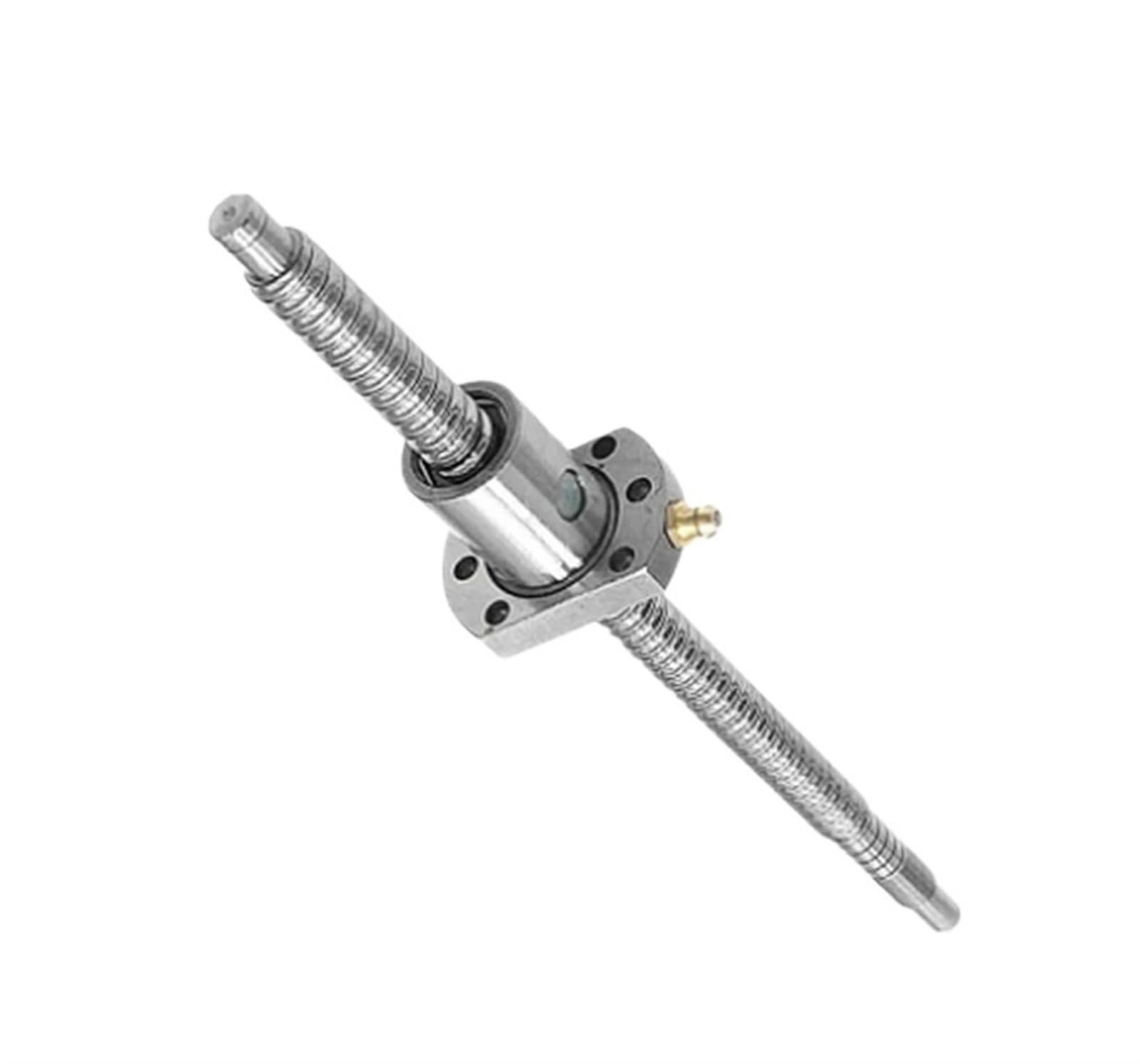 Metal Ball Screw nut Ball Screw SFU2010 550-8000mm C7 Roller Screw with Single Ball Nut Dia 20mm Pitch 10mm for CNC Parts(700mm)