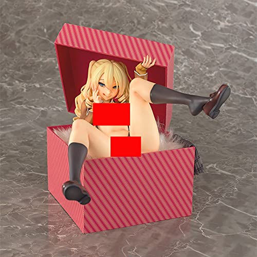 18 CM Anime Giapponese Nativo Gift Box Ragazza Sari Shibusa Seduto Bella Ragazza PVC Action Figure Modello Collezionabile Giocattolo Adulto Ornamento Nuovo Anno