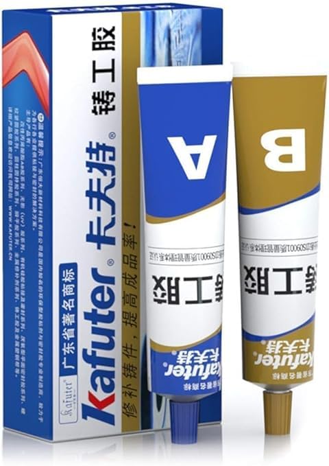 Magic Metal Mending Cold Weld Epoxy – AB Strong Adhesive Glue for Metal, Aluminum, Plastic –, Heat-Resistant Repair Paste for Auto, Pipe, Engine, DIY Welding, Crack & Gap Filler(PACK OF 2) (2)-image-6
