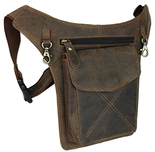 MDM MDMT01 - Riñonera  unisex Marrón vintage marrón talla única