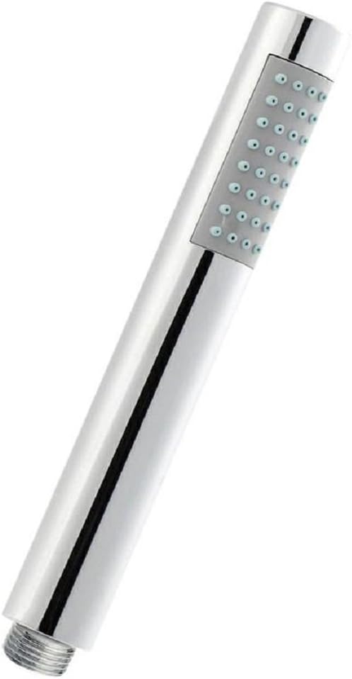 Chrome Pencil Hand Held Mixer Shower Head Universal Easy Clean Handset HO307