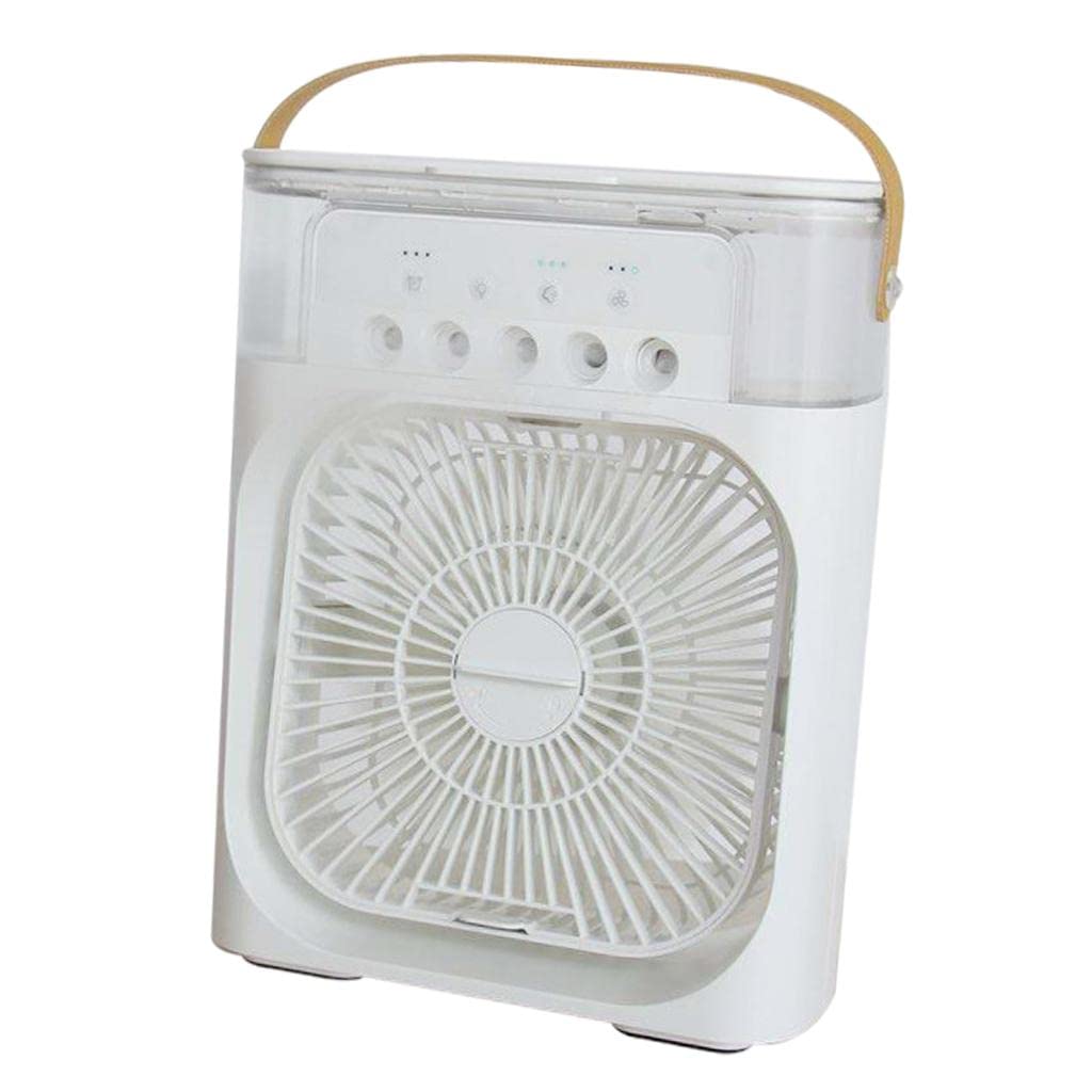 zoomella portable air conditioner fan personal air cooler desk cooling fan white