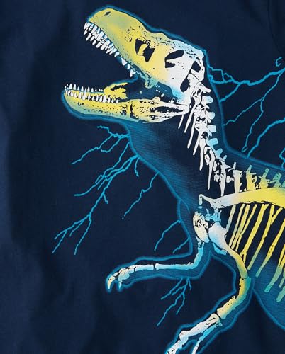 Image of The Children's Place Boys Dino Long Sleeve Graphic T-Shirts,multipacks