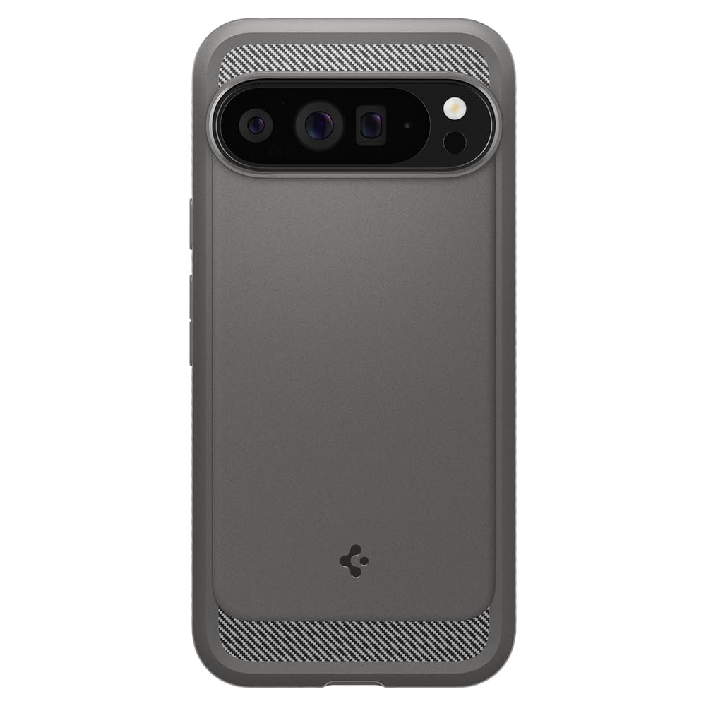 Spigen for Google Pixel 9 Pro XL, Rugged Armor Case [Military-Grade Drop Protection] - Marble Grey
