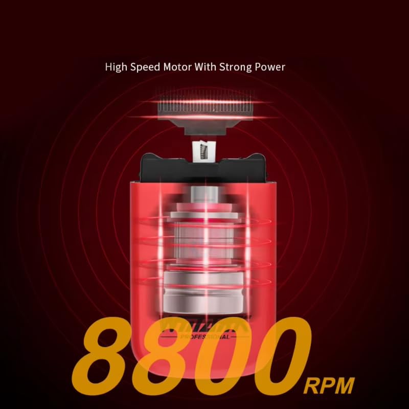 Image of WMARK NG-7901 Professional Barber Shaver Ultra-Thin Design 8800 RPM Motor Cord /Cordless Operation, Convenient Charging Features for Precise Grooming. Extra Blade set, Travel Pouch included, Model 25