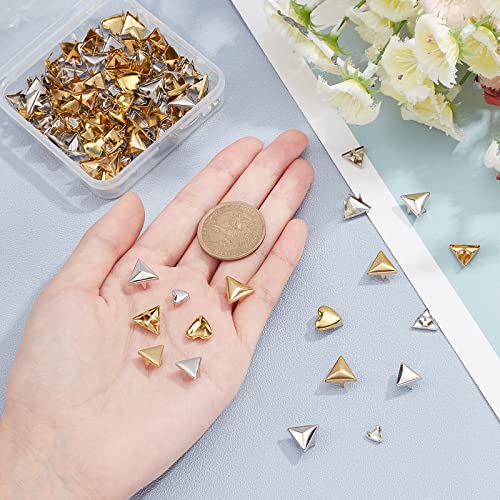 WADORN 120pcs Metal Studs Rivets - Image 4